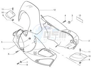 Beverly 500 (USA) USA drawing Handlebar Coverings