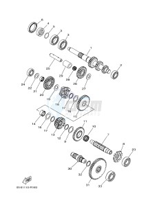 YFM700FWAD YFM70GPSG GRIZZLY 700 EPS SPECIAL EDITION (B313) drawing TRANSMISSION