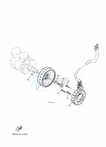 YZF320-A YZF-R3 (B2X2) drawing GENERATOR