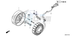 VFR1200XDF CrossTourer - VFR1200X Dual Clutch 2ED - (2ED) drawing GENERATOR