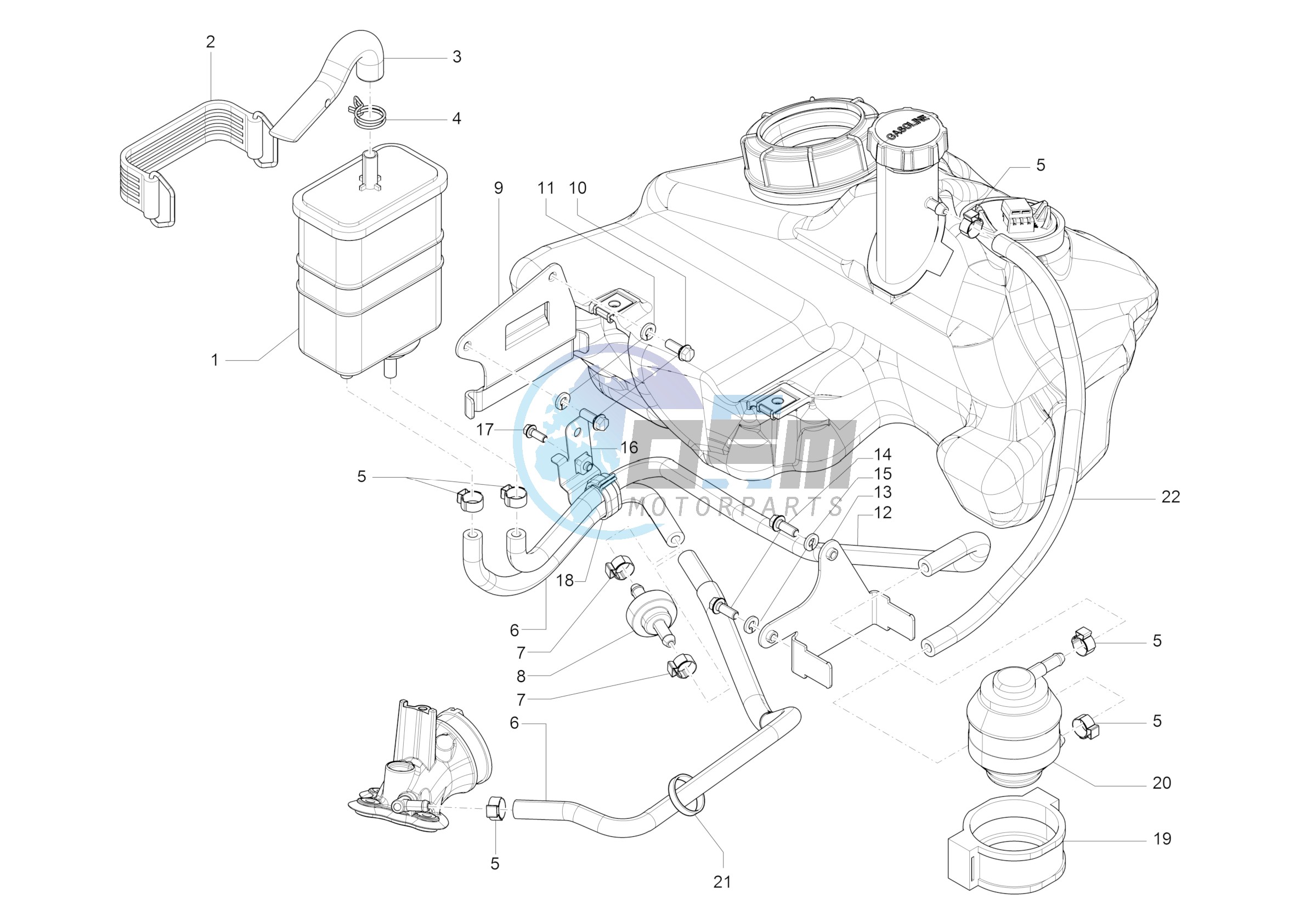 Anti-percolation system