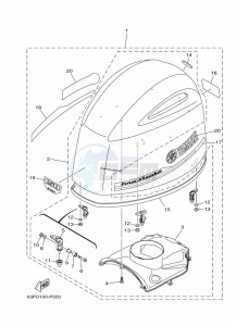 F150DETX drawing FAIRING-UPPER