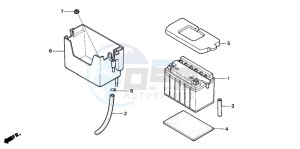 SH50 SH FIFTY drawing BATTERY