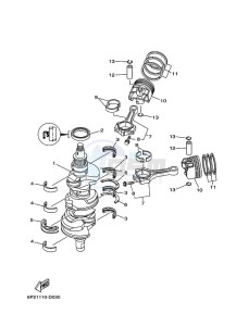 F225B drawing CRANKSHAFT--PISTON