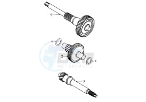 ELYSEO 125-150 - 125 cc drawing GEAR GROUP