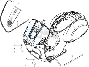 LX 50 2T D drawing Front shield