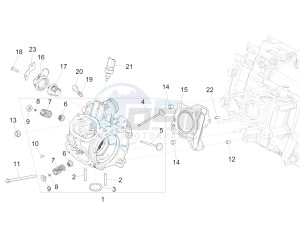 MEDLEY 150 4T IE ABS E4-2016-2018 (EMEA) drawing Head unit - Valve