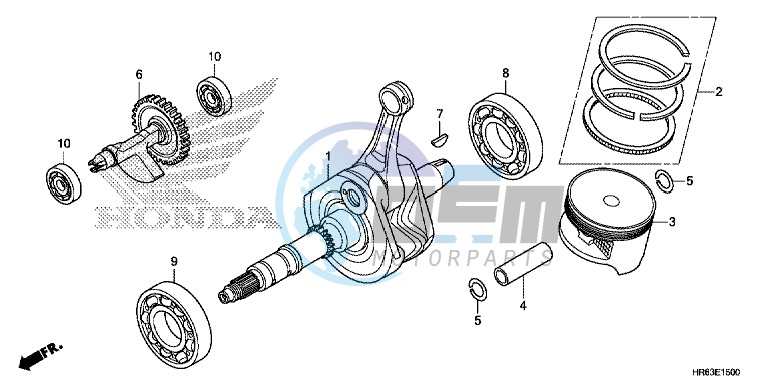 CRANKSHAFT/ PI STON