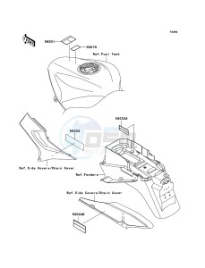 ZZR1200 ZX1200-C4H XX (EU ME A(FRICA) drawing Labels