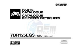 YBR125EGS YBR125G (43BL) drawing Infopage-1