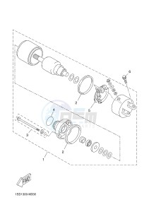 YP400RA X-MAX 400 ABS X-MAX (1SDA 1SDA 1SDA 1SDA 1SDA) drawing STARTING MOTOR