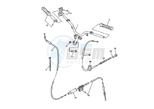 YN R NEO'S 50 drawing STEERING HANDLE -CABLE