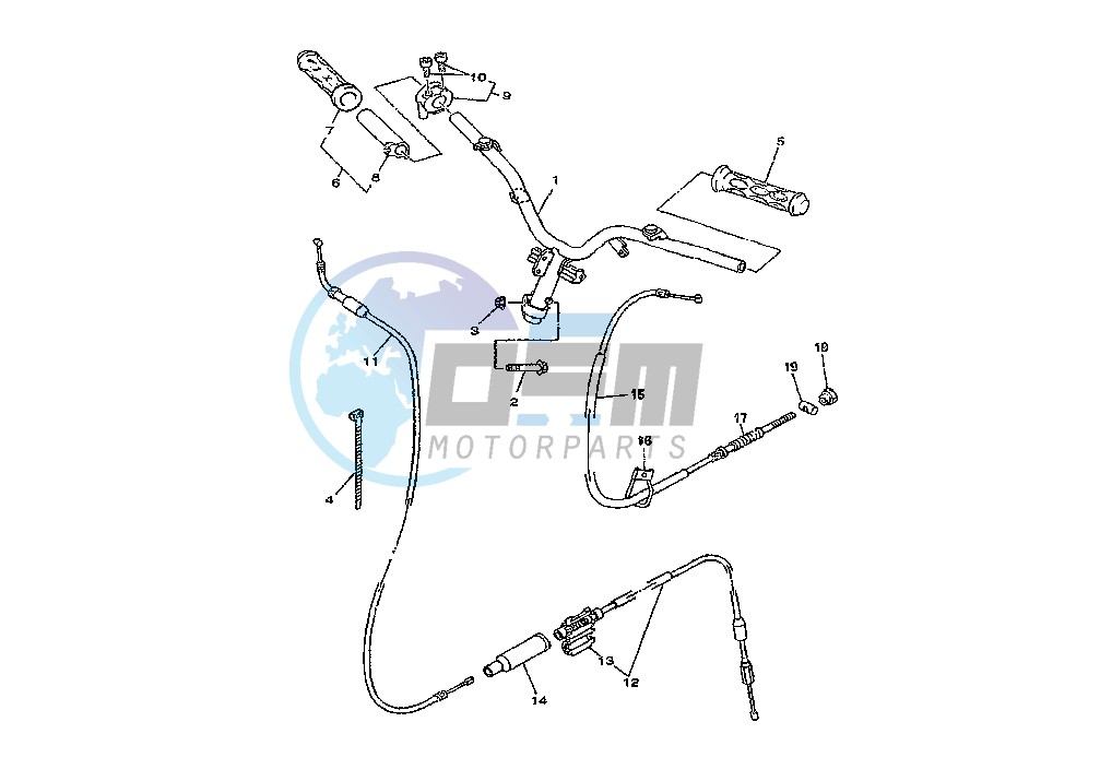 STEERING HANDLE -CABLE