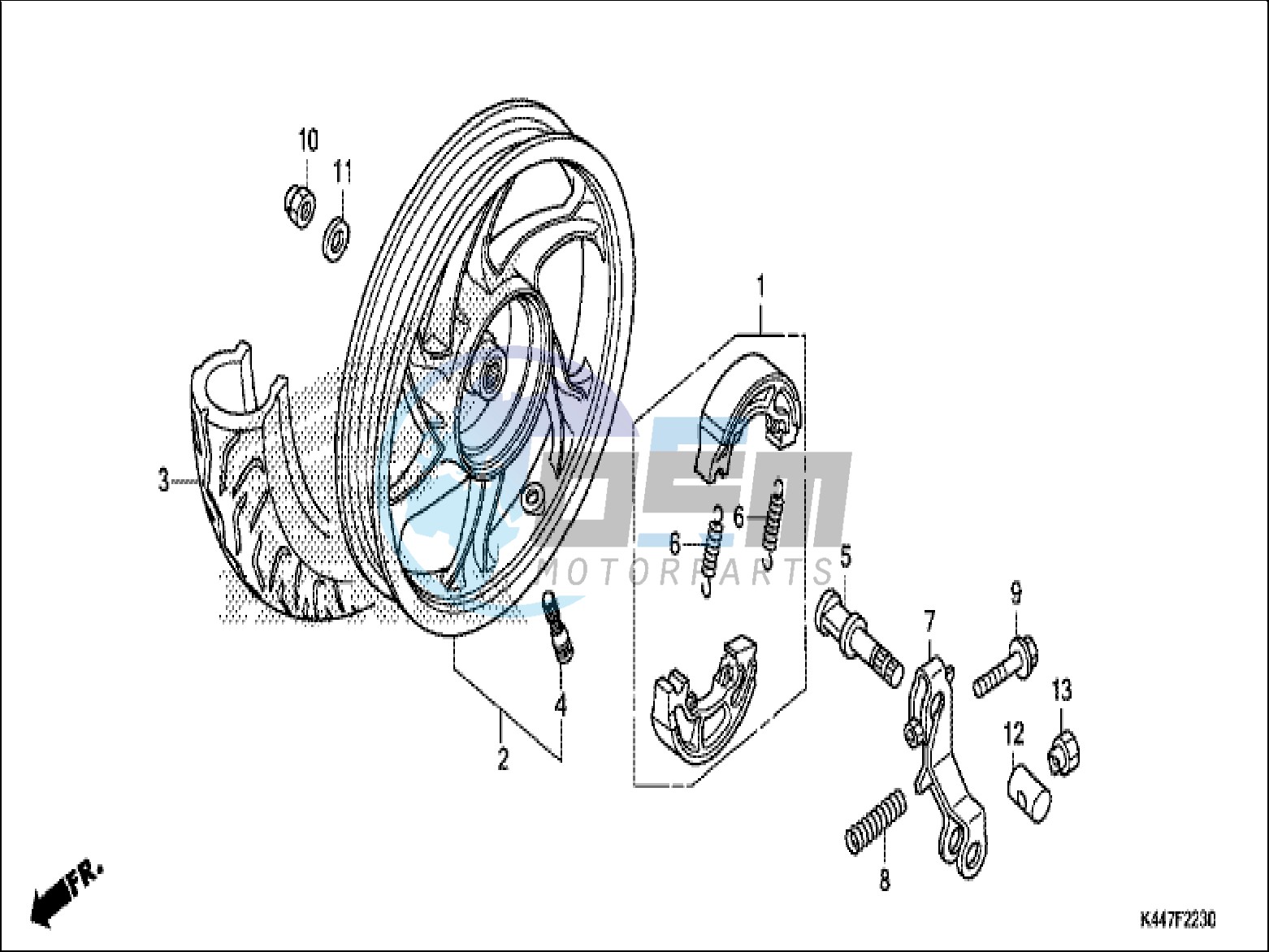 30 REAR WHEEL