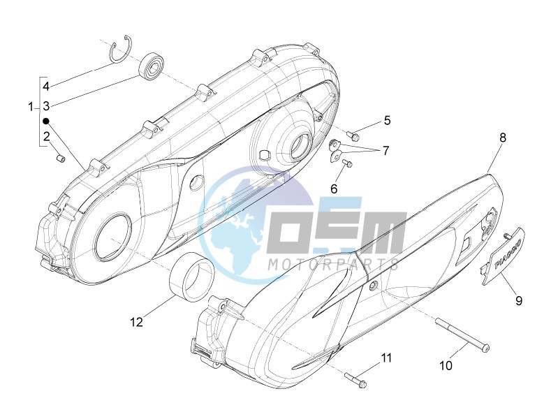 Crankcase cover - Crankcase cooling