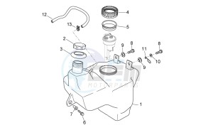 Atlantic 125-250 drawing Fuel Tank