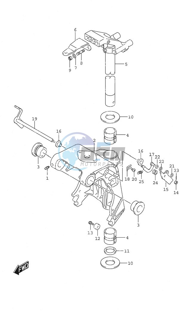 Swivel Bracket - Remote Control