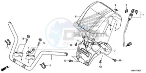 TRX420FE1H Europe Direct - (ED) drawing HANDLE PIPE