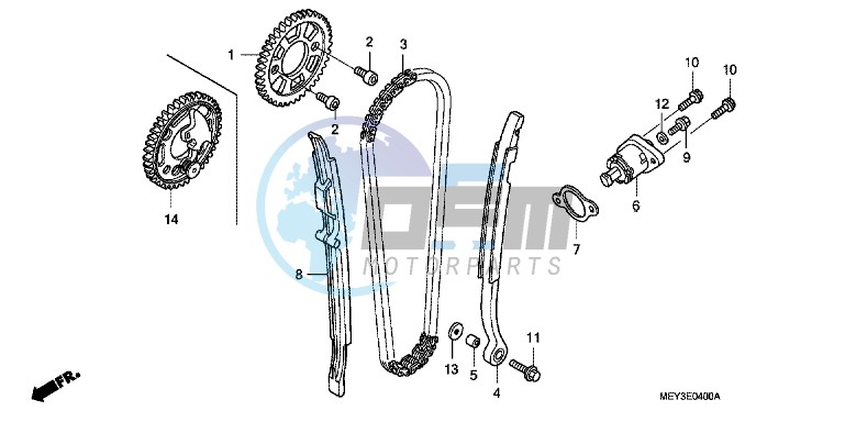 CAM CHAIN/ TENSIONER