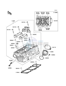 VERSYS_ABS KLE650DBF GB XX (EU ME A(FRICA) drawing Cylinder Head