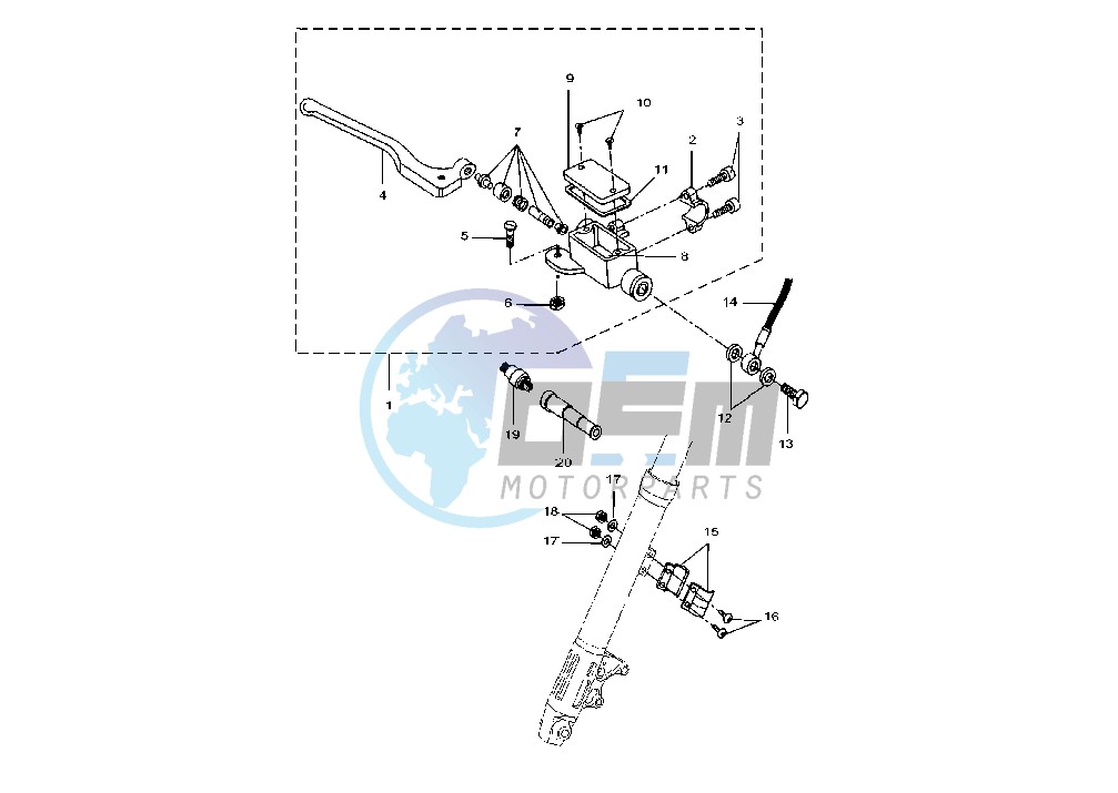 FRONT MASTER CYLINDER