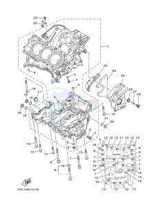 MT09TRA MT-09TRA TRACER 900 (2SCB) drawing CRANKCASE