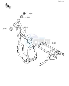 KX 250 E [KX250] (E1) [KX250] drawing FRAME