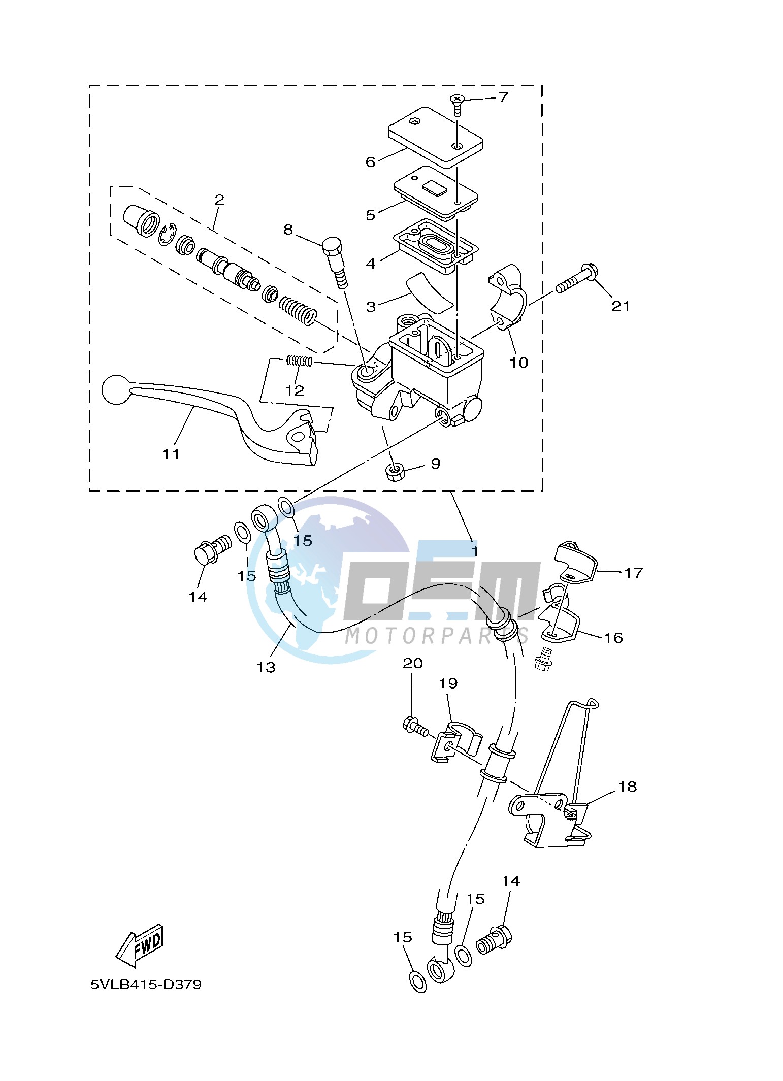 FRONT MASTER CYLINDER