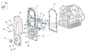 Norge 1200 IE 8V Polizia Stradale drawing Crank-case II