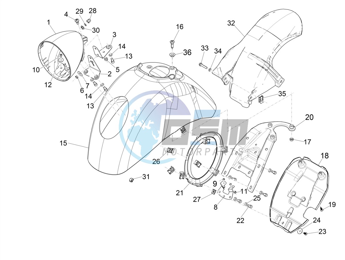 Wheel housing - Mudguard