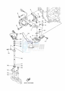 F250DETX drawing THROTTLE-CONTROL