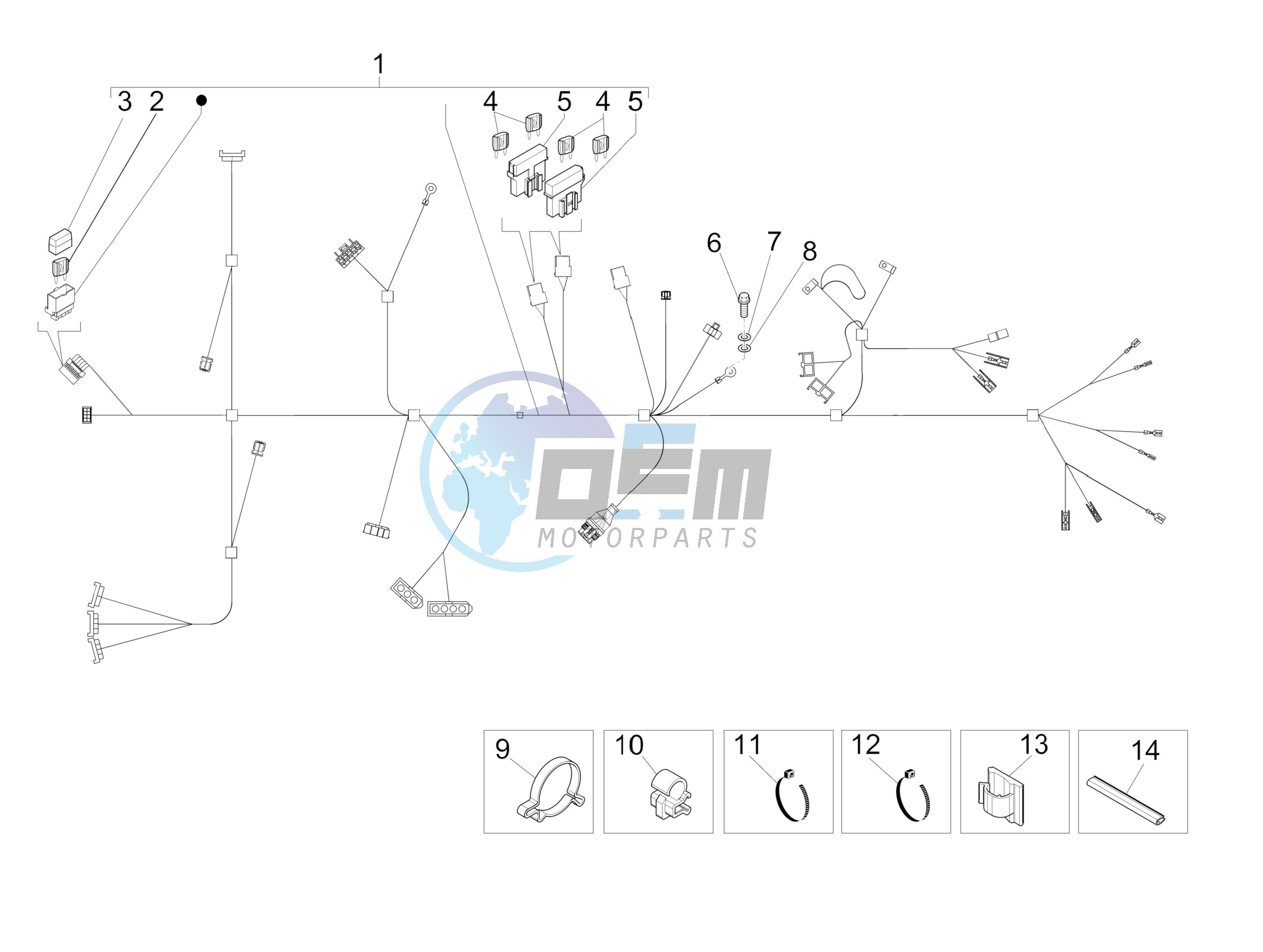 Main cable harness