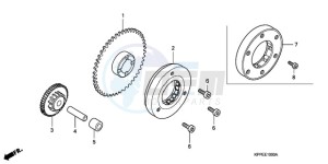 CBR125RW9 Europe Direct - (ED) drawing STARTING CLUTCH