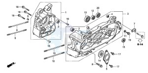 SH150R 125 drawing CRANKCASE