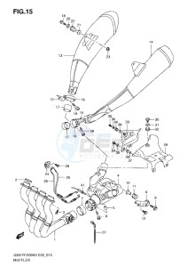 GSX-R1000 drawing MUFFLER