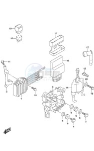 DF 9.9B drawing Rectifier/Ignition Coil Remote Control