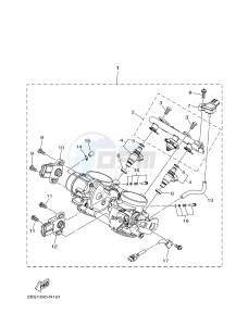 XT1200ZE SUPER TENERE ABS (2KB9 2KBA) drawing INTAKE 2