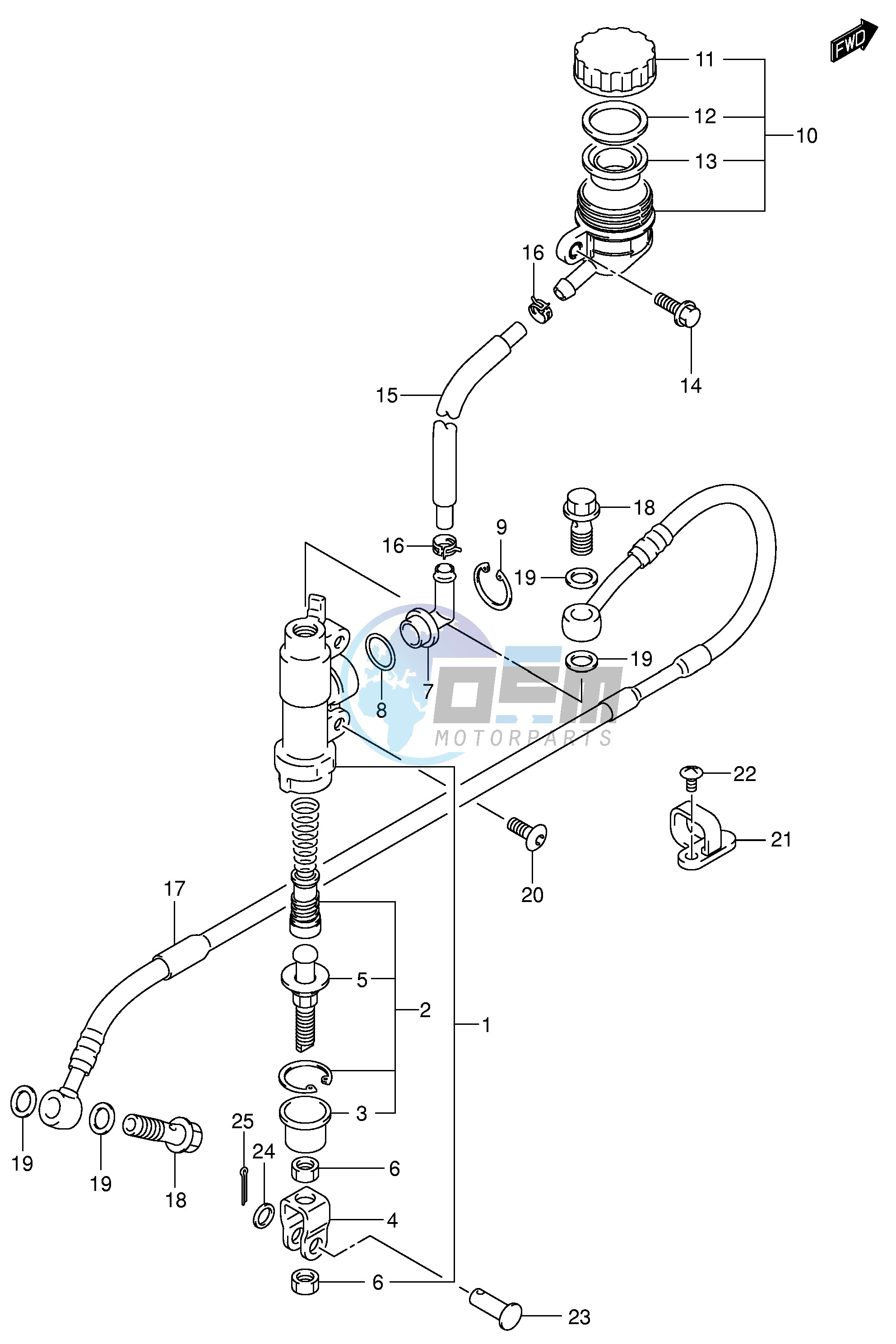 REAR MASTER CYLINDER