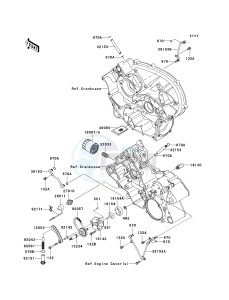 KSV 700 B [KFX 700] (B6F-B9F) B7F drawing OIL PUMP_OIL FILTER