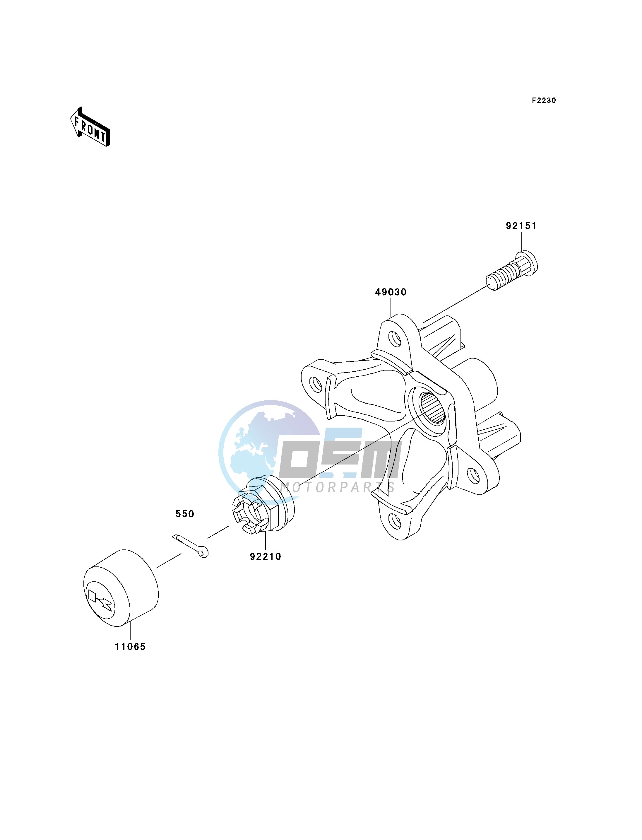 FRONT HUB