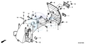 GL18009 E / MKH drawing REAR FENDER