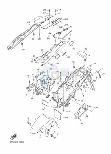 FJR1300-AE (B96S) drawing FENDER