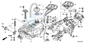 TRX420FED TRX420 Europe Direct - (ED) drawing FUEL TANK