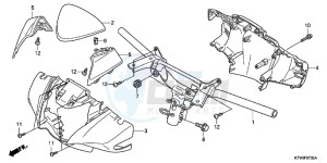 SH300B drawing HANDLE PIPE/HANDLE COVER