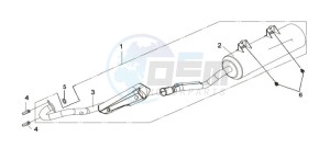 QUAD LANDER 300S drawing EXHAUST