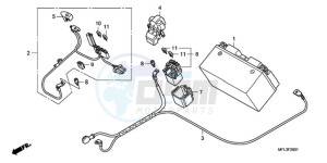 CBR1000RAA BR / ABS - (BR / ABS) drawing BATTERY (CBR1000RA)