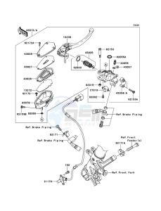 1400GTR ZG1400A9F FR GB XX (EU ME A(FRICA) drawing Front Master Cylinder