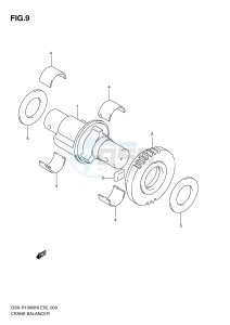 GSX-R1000 (E2) drawing CRANK BALANCER