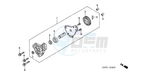 CBR125RW9 France - (F / CMF WH) drawing OIL PUMP