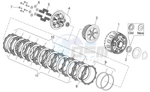 Dorsoduro 750 Factory - ABS drawing Clutch II